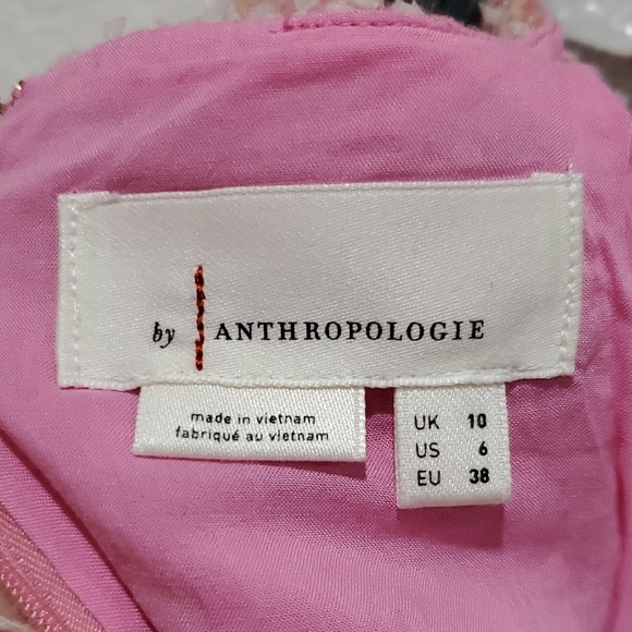 Anthropologie Blush Tweed Mini Skirt - Picture 10 of 14